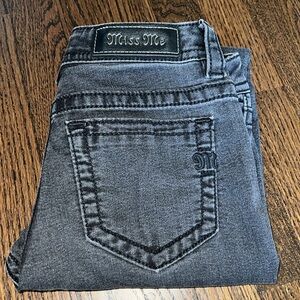 Miss Me Mid-Rise Black Skinny Jeans MS5151S136